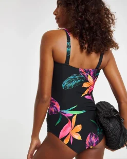 MAGISCULPT Medium Control Bandeau Swimsuit With Detachable Straps