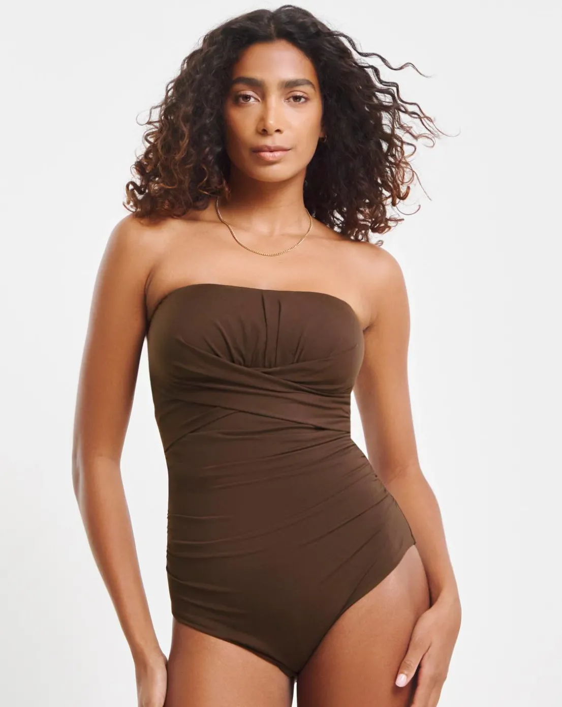 MAGISCULPT Medium Control Bandeau Swimsuit