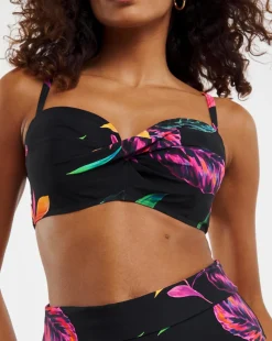 MAGISCULPT Twist Front Bandeau Underwired Bikini Top