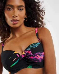 MAGISCULPT Twist Front Bandeau Underwired Bikini Top