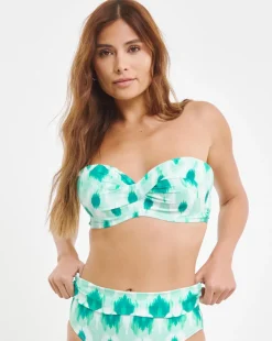 MAGISCULPT Twist Front Bandeau Underwired Bikini Top