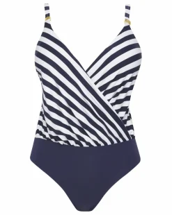 MAGISCULPT Twist Front Blouson Swimsuit