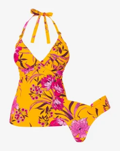 MAGISCULPT Twist Front Tankini Set