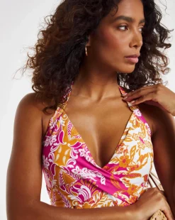 MAGISCULPT Twist Front Tankini Set