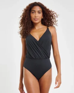 MAGISCULPT Twist Front Tummy Control Blouson Swimsuit