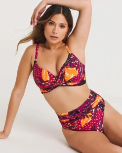 MAGISCULPT Twist Front Underwired Bikini Top