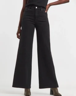 Magisculpt Washed Black Wide Leg Jeans