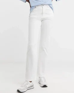 Magisculpt White Straight Leg Jeans