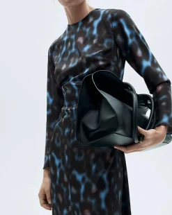 Mango Bimba Satin Midi Dress