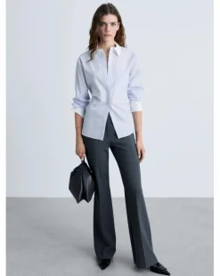 Mango Cotton Blend Hamburg Shirt