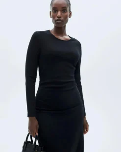 Mango Cotton Midi Dress