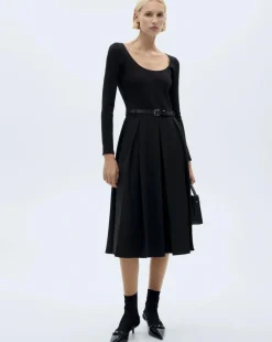 Mango Diana Belted Dress