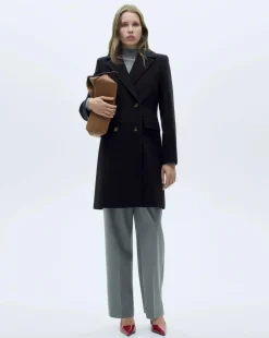 Mango Double Breasted Wool Coat