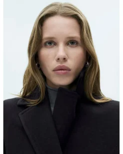 Mango Double Breasted Wool Coat