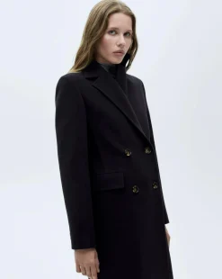 Mango Double Breasted Wool Coat