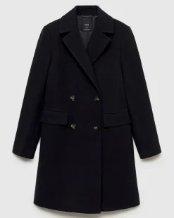 Mango Double Breasted Wool Coat