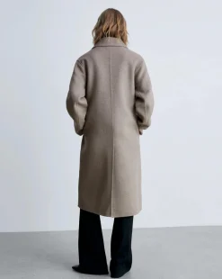 Mango Double Breasted Wool Coat