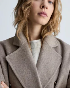 Mango Double Breasted Wool Coat