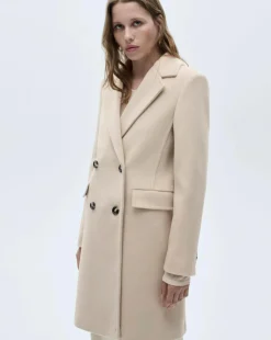 Mango Double Breasted Wool Coat