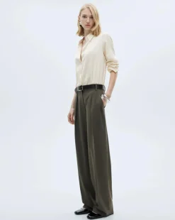 Mango Ideale Cream Shirt