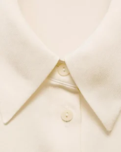 Mango Ideale Cream Shirt