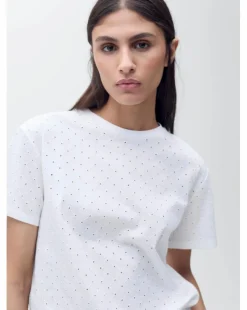 Mango Jazmin Broderie T-Shirt