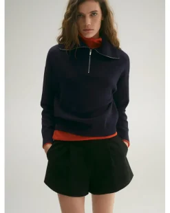 Mango Latitas Zip Up Sweater