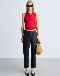 Mango Lille Straight Leg Trousers