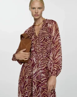 Mango Lin Printed Dress