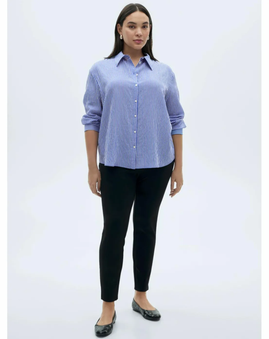 Mango Nina Striped Shirt