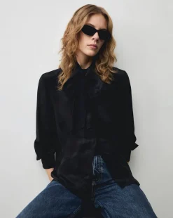 Mango Noemi Satin Blouse