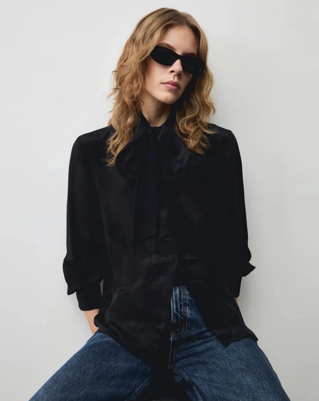 Mango Noemi Satin Blouse