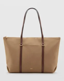 Mango Nylon Shopper Tote Bag