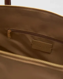 Mango Nylon Shopper Tote Bag