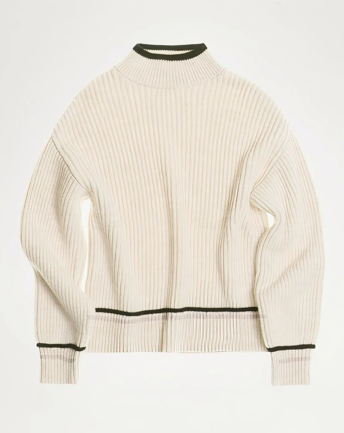 Mango Perkins Neck Plaza Sweater