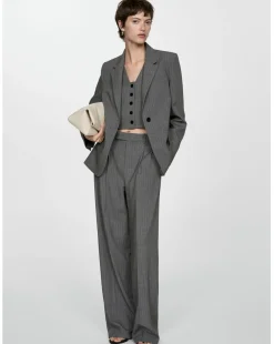 Mango Pin Stripe Blazer