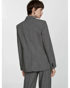 Mango Pin Stripe Blazer