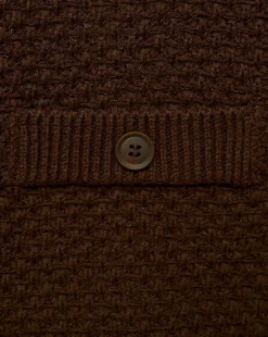 Mango Polo Neck Knitted Choco Jacket