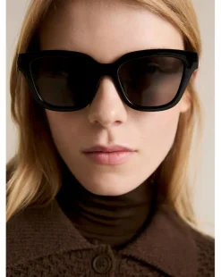 Mango Polo Neck Knitted Choco Jacket