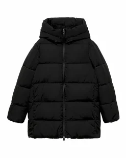 Mango Quilted Anorak Puffer with Hood