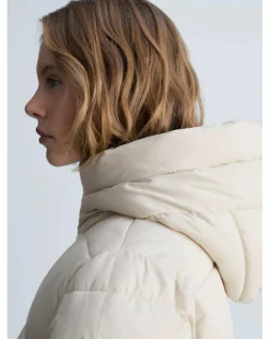 Mango Quilted Anorak Puffer with Hood