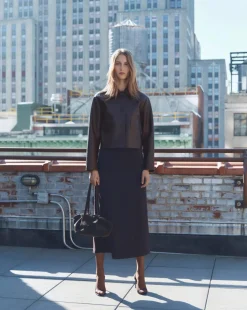 Mango Sabina Faux Leather Jacket