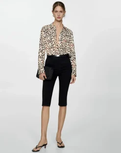 Mango Spot Printed Shirt