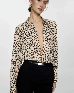 Mango Spot Printed Shirt