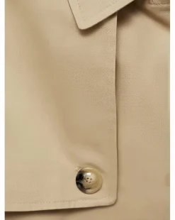 Mango Tie Waist Trench Coat