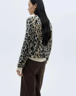 Mango Wild Animal Print Sweater