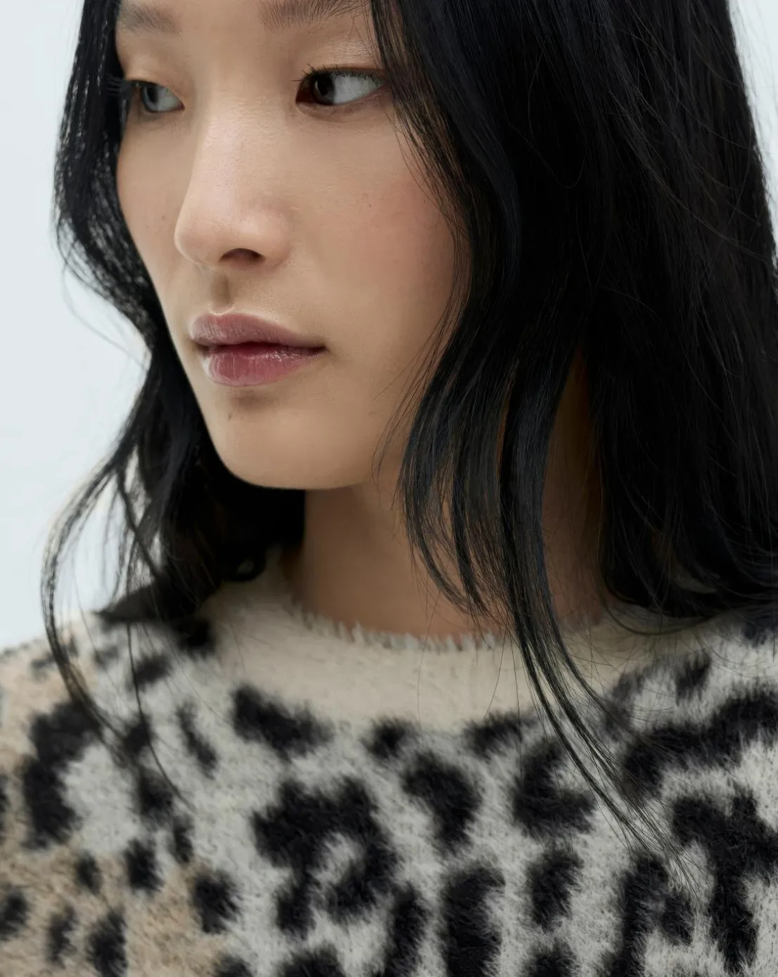 Mango Wild Animal Print Sweater