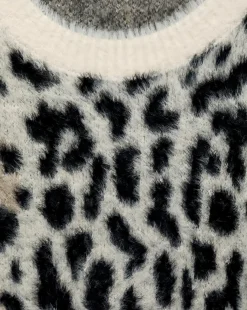 Mango Wild Animal Print Sweater