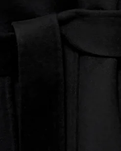 Mango Wool Coat with Tie Waist