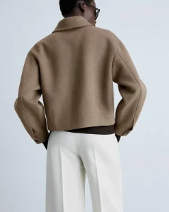 Mango Wool Jacket with Pockets